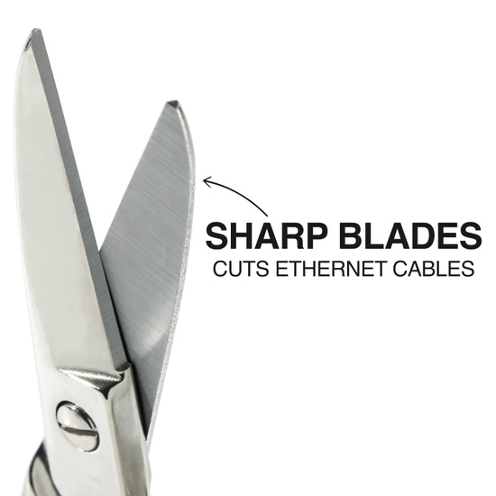 Klein Tools Electrician's Scissors, 5-1/4-Inch - Image 1