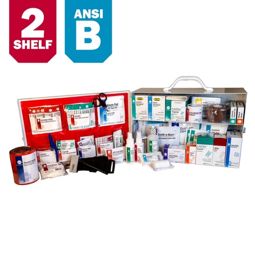 HART ANSI Class B 2-Shelf First Aid Station