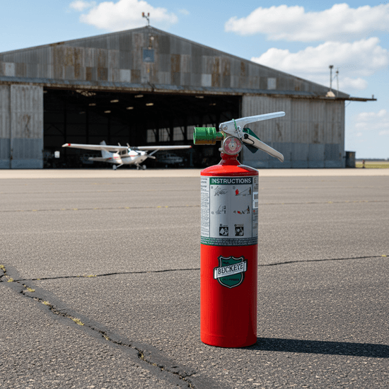 Buckeye 5 lb Halotron Clean Agent Fire Extinguisher - Image 2