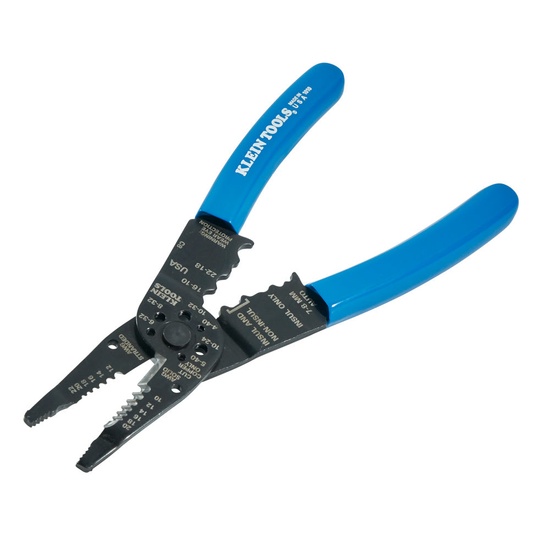 Klein Tools Long Nose Multi Tool Wire Stripper Wire Cutters Crimping Tool - Image 6