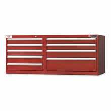 Wright Tool 52" 9 Drawer Heavy Duty Top Chest 52-1/2"Wide x 20-3/4"High x 21-1/2"Deep with Security Lock and 2 Keys