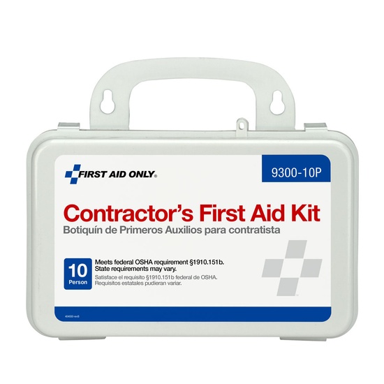 First Aid Only 10 Person OSHA Contractor First Aid Kit, Plastic Case - Image 2