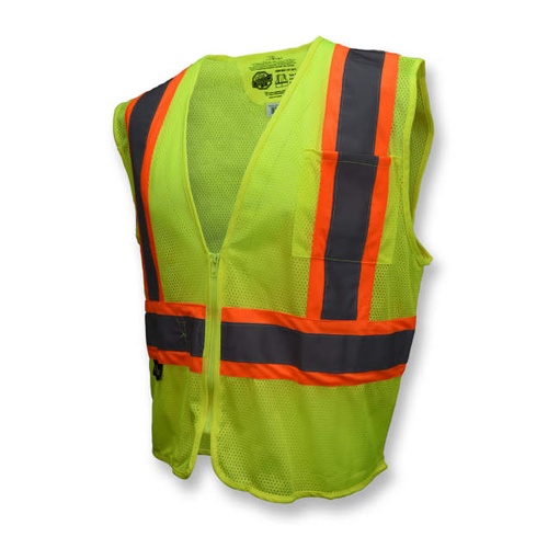Radians SV225 Class 2 Self-Extinguishing Two-Tone Trim Safety Vest Large