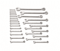 Wright Tool Combination Wrench WRIGHTGRIP® 20 28 Piece Set - 12 Point Metric Satin 6mm - 50mm
