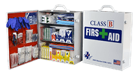 Certified Safety FAC-3 Class B First Aid Kit – 3 Shelf Cabinet