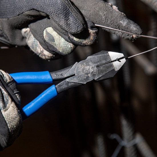 Klein Tools Ironworker's Pliers Heavy-Duty Cutting - Image 5