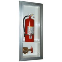 JL Industries Crownline Aluminum Fire Department Valve and Extinguisher Cabinet 8027F10