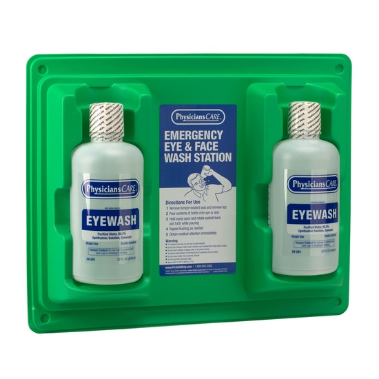 First Aid Only Eyewash Stations, Two 32 oz. Screw Cap Bottle - Image 2