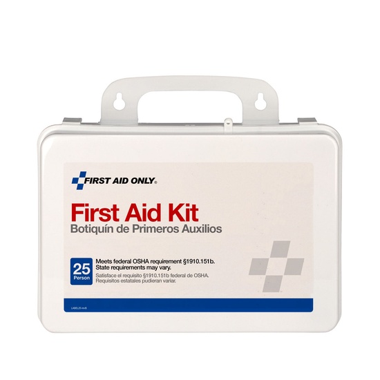 First Aid Only 25 Person OSHA First Aid Kit Weatherproof Plastic Case - Image 3