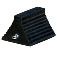 Checkers General-Purpose Rubber Wheel Chock with Cored Bottom Trucks & Trailers