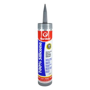 Red Devil 100% Silicone Sealant – 10.1 oz.