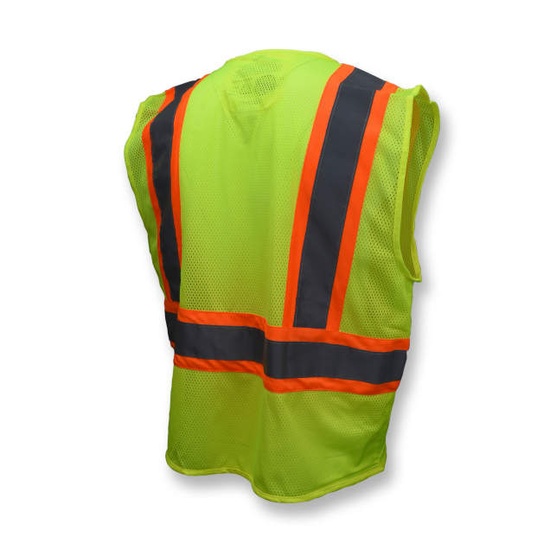 Radians SV225 Class 2 Self-Extinguishing Two-Tone Trim Safety Vest Large - Image 2