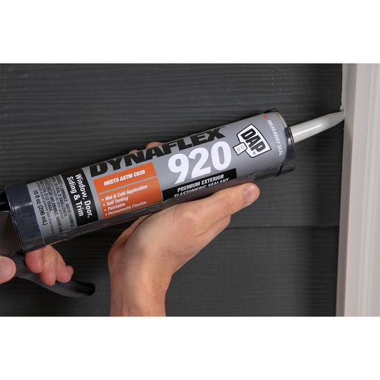 DAP DynaFlex 920 Premium Exterior Elastomeric Sealant 10.1 oz Cartridge - Image 1