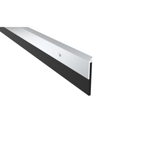 Pemko 3151CN36 36" 3' Door Bottom Sweep with 1" EPDM Clear Aluminum Finish
