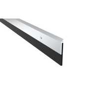 Pemko 3151CN36 36" 3' Door Bottom Sweep with 1" EPDM Clear Aluminum Finish