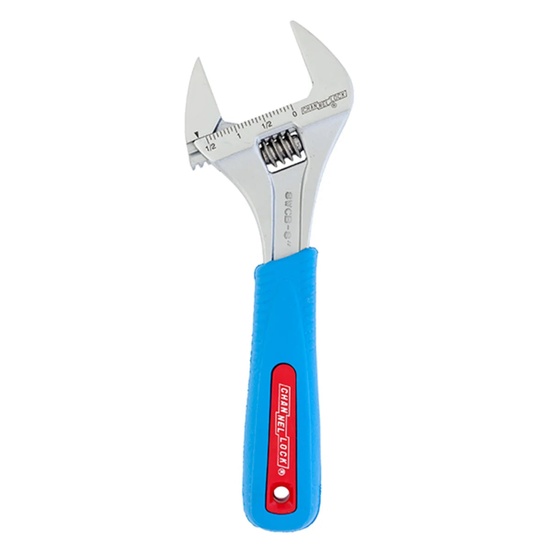 Channellock 8WCB 8-inch CODE BLUE WideAzz Adjustable Wrench - Image 1