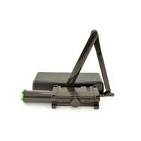 LCN 4011REGDKBRZLH Left Hand Size 1 Surface Mounted Pull Side Smoothee Heavy Duty Door Closer with TBSRT Thru Bolts 695 Dark Bronze Finish