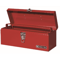 Wright Tool 19" Handbox w/ Tray Red - 19" Wide x 6" Deep x 6-1/2" High