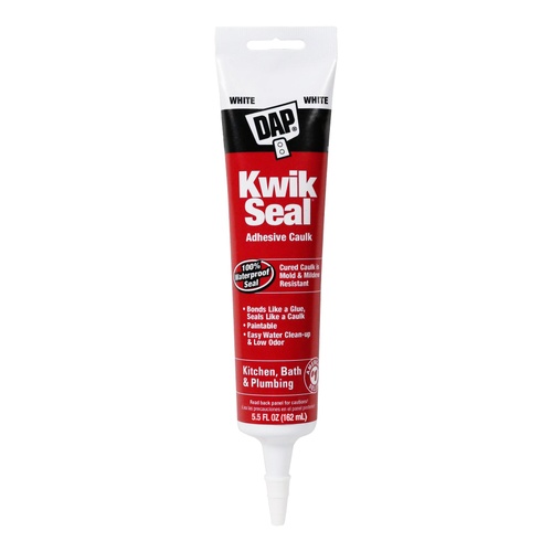 DAP Kwik Seal Kitchen & Bath Caulk 5.5oz Tube White