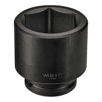 Wright Tool 2-1/2" Drive 6 Point Standard Impact Socket - 7-1/4in