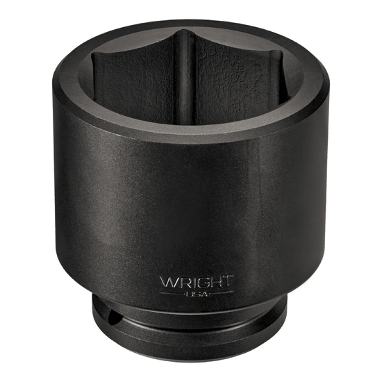 Wright Tool 2-1/2" Drive 6 Point Standard Metric Impact Socket - 160mm - Image 1