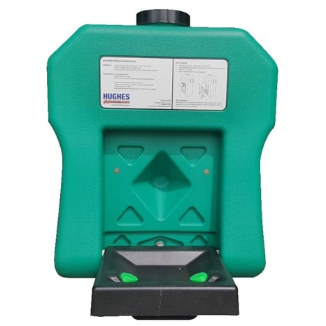 Justrite 16 Gallon Portable Self-Contained Hughes Eyewash Station, Gravity-Fed - 16GFEW - Image 2