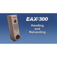 Detex EAX300WGRY Weatherized Surface Mount Battery Powered 100DB Door Prop Alarm with Internal Magnetic Door Contacts Gray Finish