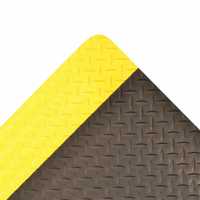 NoTrax Anti-Fatigue Workstation Mat Cushion Trax 479 Black-Yellow