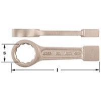 Ampco Safety Tools WS-1 Striking Wrench, Box End, 1-3/4 inch, 9 inch Length, Non-Sparking