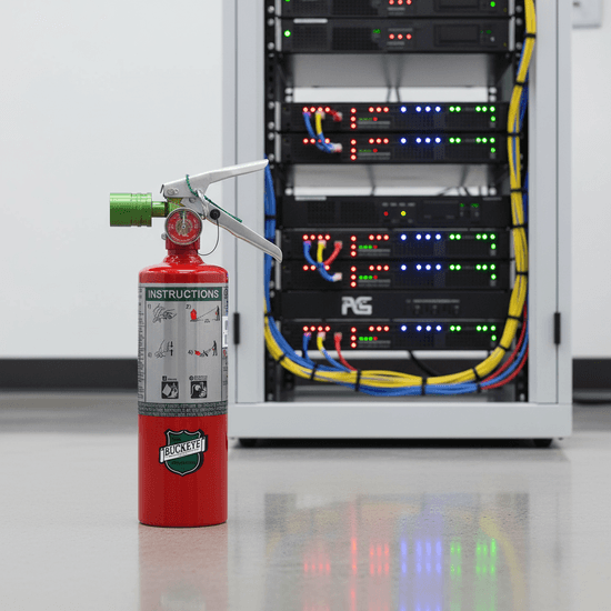 Buckeye 2.5 lb Halotron Clean Agent Fire Extinguisher - Image 3