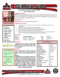 Everkem SilTex 40 Siliconized Acrylic Latex Caulk - Image 2