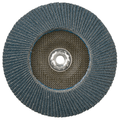 Weiler 7" Big Cat Abrasive Flap Disc, Flat (TY27), Phenolic Backing, 40Z, 5/8"-11 UNC Nut - Image 7