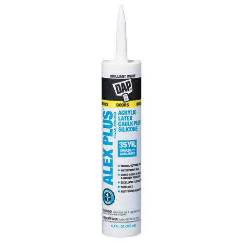 DAP Alex Plus All-Purpose Acrylic Latex Caulk with Silicone