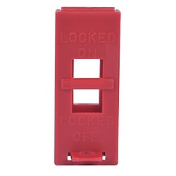 ZING RecycLockout Wall Switch Lockout Red