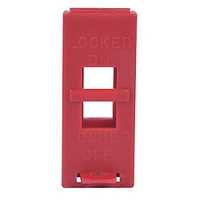 ZING RecycLockout Wall Switch Lockout Red