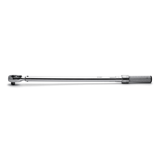 Wright Tool 1/2" Drive Click Type Torque Wrench with Ratchet Handle 50-250 ft lbs - Image 1