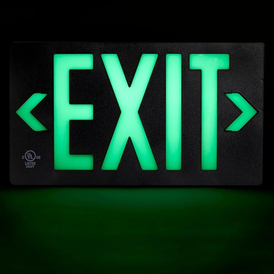 Photoluminescent Exit Sign 100FT - Image 34
