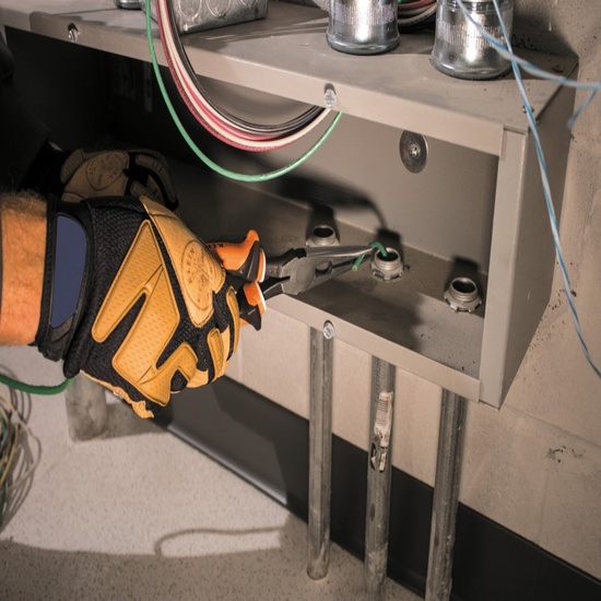 Klein Tools Long Nose Side Cutter Pliers, 8-In Slim Insulated - Image 3