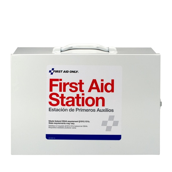 First Aid Only 75 Person 2 Shelf First Aid Steel Cabinet - Image 2