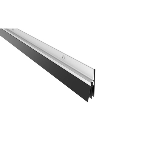 Pemko 57AV36 36" 3' Door Bottom Sweep with 7/8" Vinyl Mill Finish Aluminum Finish