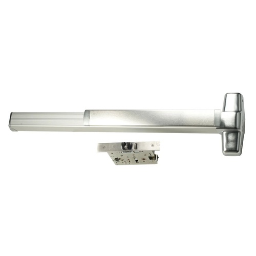 Von Duprin 9875EO26D4 4' Mortise Smooth Case Exit Device, 626 Satin Chrome Finish