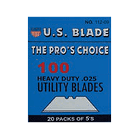 US Blades Heavy Duty .025 100 Blades