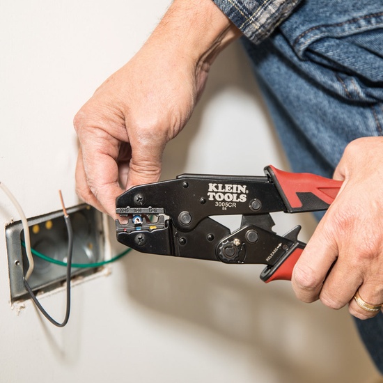 Klein Tools 3005CR Ratcheting Crimper, 10-22 AWG - Insulated Terminals - Image 4