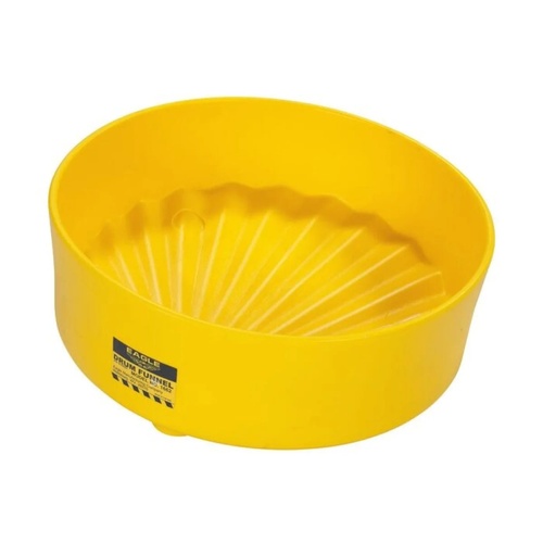 Eagle Manufacturing 18" Diameter Drum Funnel with Screen Yellow