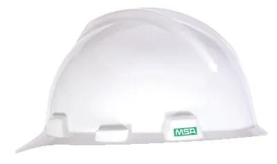 MSA V-Gard Slotted Cap, White, W/Fas-Trac III Suspension - Image 2