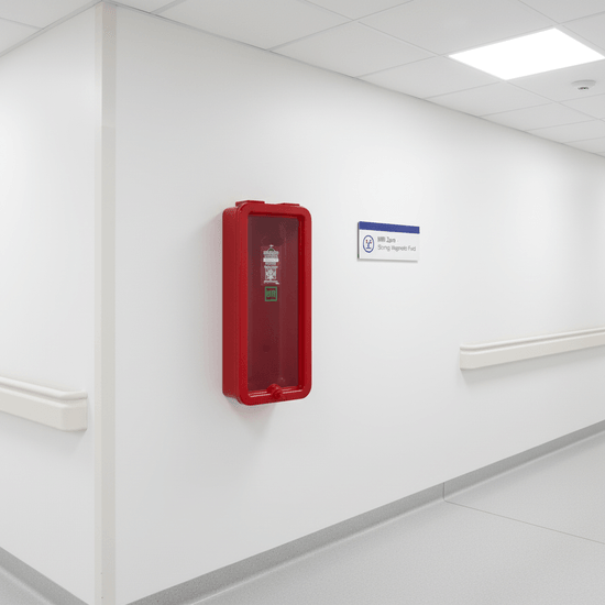 Cato Island Chief MRI Safe Plastic Fire Extinguisher Cabinet 10 lb Red 11051P - Image 2