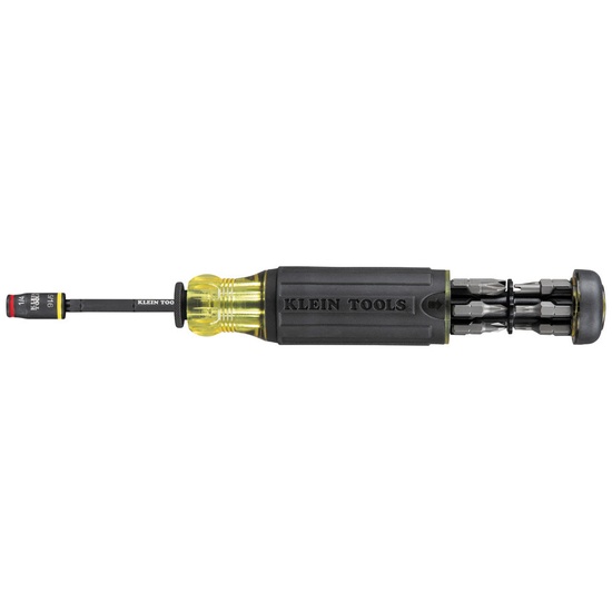 Klein Tools 14-in-1 HVAC Adjustable-Length Impact Screwdriver with Flip Socket - Image 4