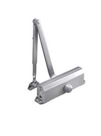 Norton 1601696 Adjustable Medium Duty Surface Mounted Door Closer with Sex Nuts Gold Finish