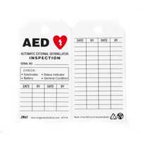 ZING Eco Safety Tag AED Inspection 10 Pack