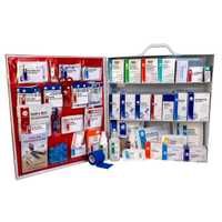 HART OSHA Food Service 3-Shelf First Aid Station